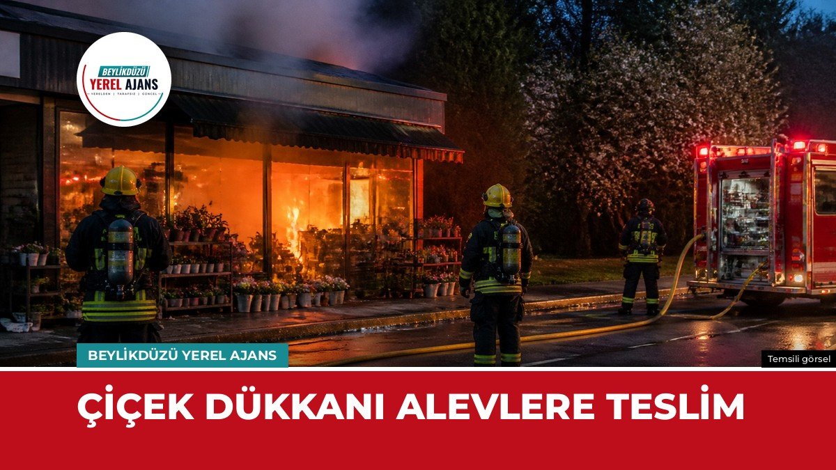Arnavutköy’de çiçek dükkanında yangın: Yaralanan olmadı