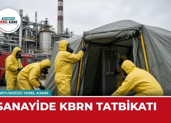 Beylikdüzü OSB'de kimyasal olay senaryolu KBRN tatbikatı yapıldı – temsili görsel
