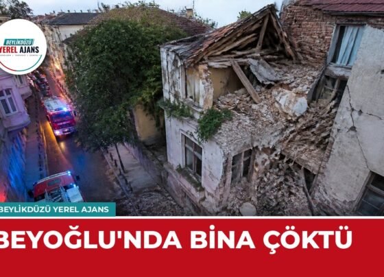Beyoğlu'nda 5 katlı metruk bina çöktü, can kaybı yaşanmadı – temsili görsel