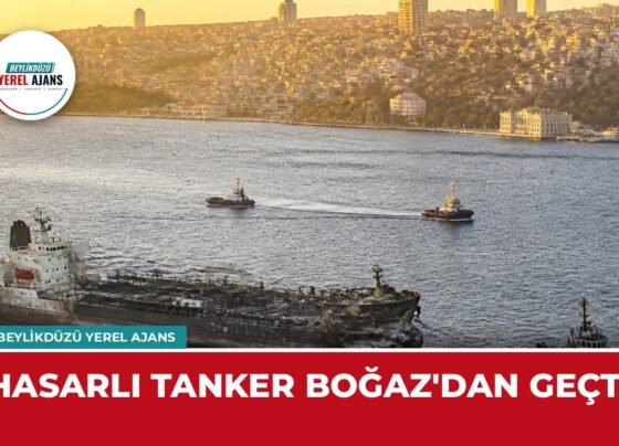 Dron saldırısında hasar gören tanker İstanbul Boğazı'ndan geçirildi – temsili görsel