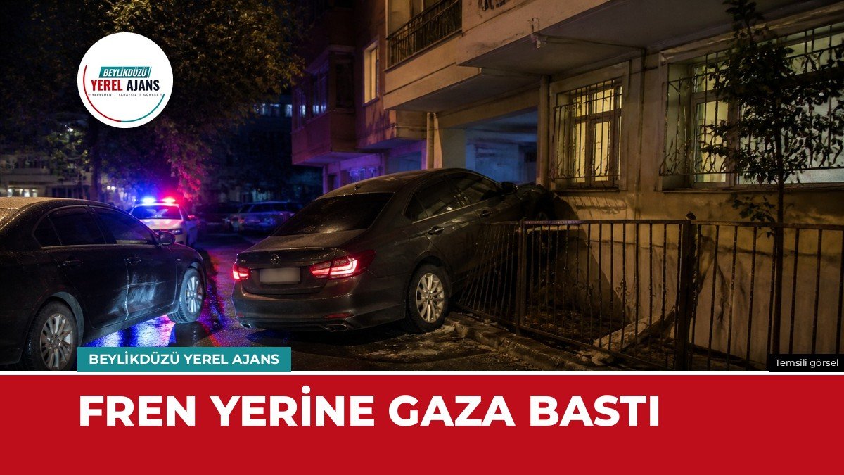 Esenyurt’ta park ederken gaza basan sürücü yayaya çarptı