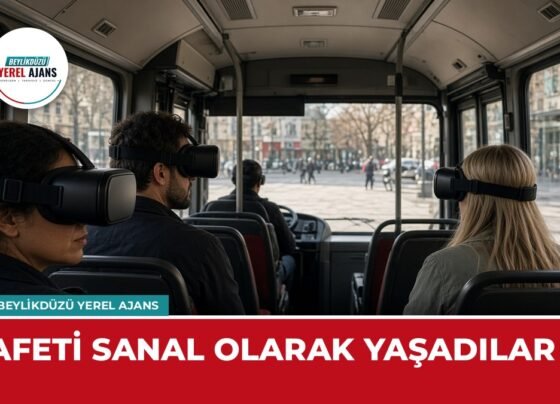 Metrobüs Meydanı'nda sanal gerçeklikle afet eğitimi verildi – temsili görsel